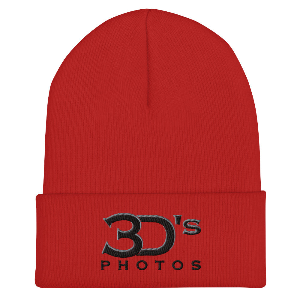 3D's Photos Cuffed Beanie