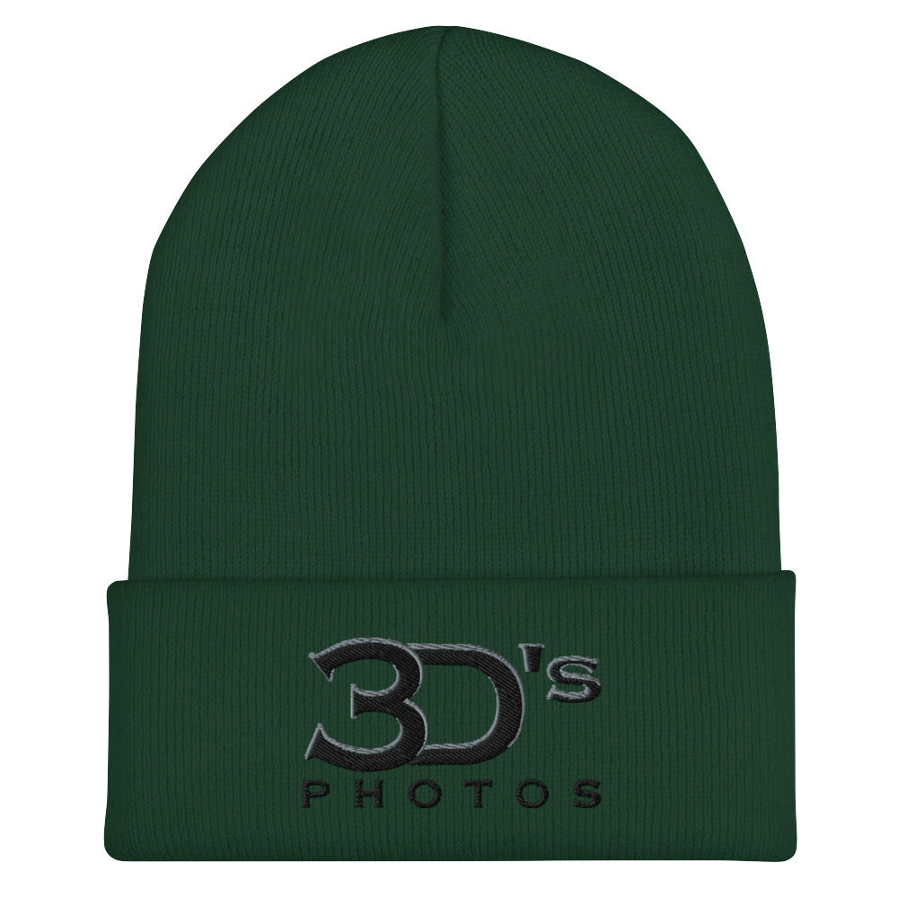 3D's Photos Cuffed Beanie